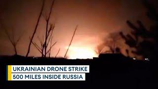 Ukraine strikes air base housing long-range bombers deep inside Russia