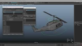 Helicopter Rig Rotor Blades   Expressions in Maya