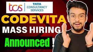 TCS Codevita Mass Hiring Announced  Direct Test  OFF Campus Drive For 2025 2026 2027 2028 Batch