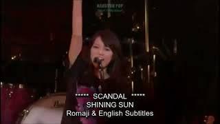 SCANDAL - Shining Sun LIVE - Romaji & English Subtitles