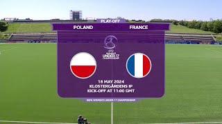 Womens U-17 Euro 2024. 3rd Place Final. Poland vs France