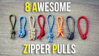 8 Awesome Paracord Zipper Pulls  Easy Zipper Pull Ideas