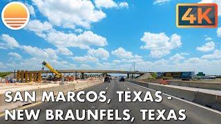  4K60 San Marcos Texas to New Braunfels Texas  Drive with me on a Texas highway