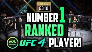 FACING THE #1 RANKED PS4 UFC 4 PLAYER DARKEXILELD