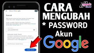 Cara mengubah password akun google