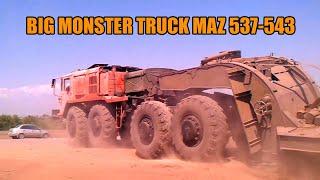 BIG MONSTER TRUCK MAZ 537-543  Army Truck RUSSIAN SOVIET ERA
