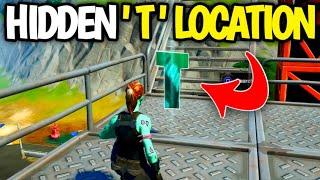 Search hidden T found in the  Dockyard Deal Loading Screen Fortnite - Fortnite Letter T Location