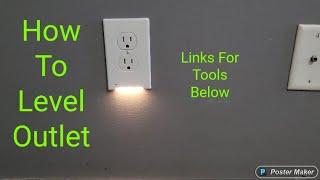 How To Level Outlet