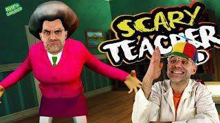 ЗЛАЯ УЧИЛКА АТАКУЕТ ДОКТОР ЗЛЮ ИГРАЕТ В SCARY TEACHER 3D