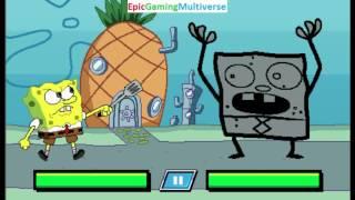 SpongeBob SquarePants VS DoodleBob In A Nicks Not So Ultimate Boss Battles Match