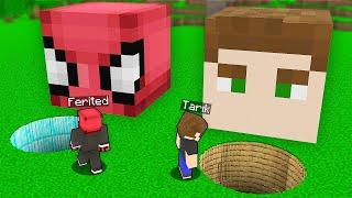 FERİTED VS TARIK KAFA ÇUKURU KAPIŞMASI - Minecraft