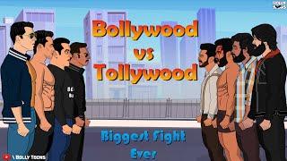 Bollywood vs South Industry  Biggest Fight Ever  Bolly toons