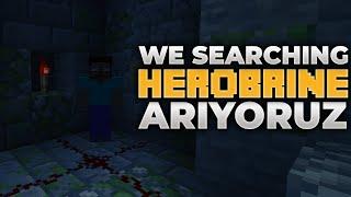 HEROBRINE ARIYORUZ  MAĞARASINI BULDUK  Korkunç Minecraft Videosu