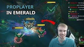 WHAT HAPPENS WHEN A PROPLAYER ADC SMURFS IN EMERALD?  UNRANKED-MASTER EDUCATIONAL  NEON