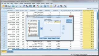 Paired t-test using SPSS