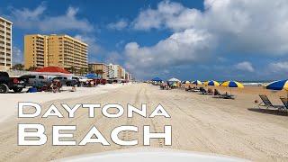 4K Daytona Beach - Memorial Day Weekend Drive  Sunglow Pier Crabby Joes Deck and Grill