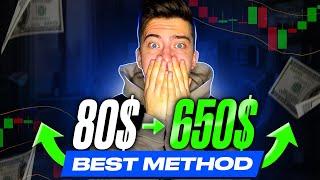 WITH 80$ MAKE 650$ On Pocket Option  Best Binary Trading Strategy