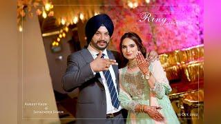 RING CEREMONY HIGHLIGHTS 2023  AVNEET & JASWINDER  STUDIO SNAPPY PHOTOGRAPHY  9896655898