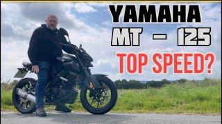 Yamaha MT-125 review. Top speed test