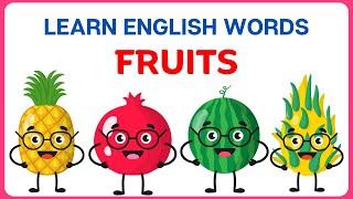 Fruits Name  Kids Vocabulary  Learn English for kids  English Learning  English Vocabulary