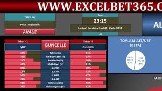 Super iddaa analiz programi excel 2018 Alone V5 beta