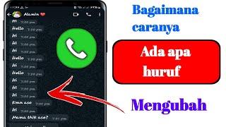 Cara Mengganti Font WhatsApp di Android 2024   Perubahan Font WhatsApp