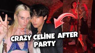 Taehyung at CRAZY CELİNE AFTER PARTY LİSA pole dance