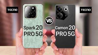 Tecno Spark 20 Pro 5G Vs Tecno Camon 20 Pro 5G