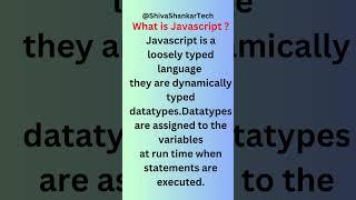 What is JavaScript? @ShivaShankarTech #javascript #browser #console  #debugger