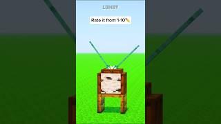 Retro TV #shorts #minecraft #minecraftshorts