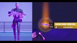 Fortnite New Shadow Midas Boss Fight And Got The Mythic Midas Drum Gun - The Ruins Fortnitemares