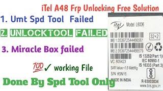 iTel A48 Frp Remove Spd Tool  iTel A48 Frp Unlock Spd Tool  iTel A48  Frp Bypass Spd Tool