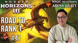 This Was A Total Beating  Mythic 47  Road To Rank 1  Modern Horizons 3 Draft  MTG Arena