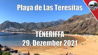 Playa de las Teresitas Teneriffa Dez. 2021 – Reisetipp zum Traum-Strand in San Andrés. Ein Paradies