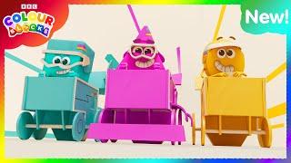 Return of the Printing Crew  FULL EPISODE - S1 E26  Learn Colours - Kids Cartoons  Colourblocks