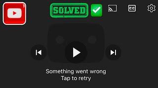Something Went Wrong YouTube iPhone  Something Went Wrong Please Try Again YouTube iPhone 2023