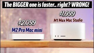 M2 Pro Mac mini vs M1 Max Mac Studio We Didnt Expect THIS..