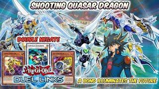 SHOOTING QUASAR DRAGON  Full Negate Crystal Wing 2x Active Effect  Yu-Gi-Oh Duel Links