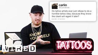 Tattoo Artist Bang Bang Answers Tattoo Questions From Twitter  Tech Support  WIRED