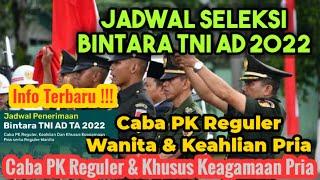 Info Terbaru Jadwal Penerimaan Bintara TNI AD 2022  Rekrutmen TNI AD 2022