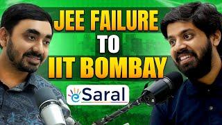 ️Journey from JEE Failure to IIT Bombay  Podcast with Prateek Sir  How eSaral Started  #kota