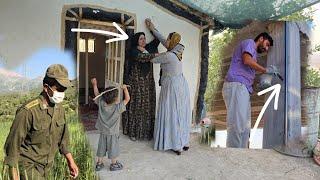 Nomadic mother escapes from mental hospital & returns to Nomadic house while Maryam is alone at home