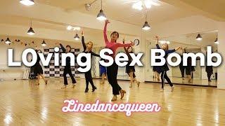 Loving Sex Bomb Line Dance Suki & Sally  Hung Beginner Demo & Count