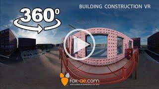 Building Construction Virtual Reality 360 video