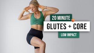 20 MIN GLUTES & CORE BURNER - Home Workout to Tone your glutes and abs No Repeats