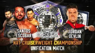 Santos Escobar vs. Jordan Devlin - Official Match Card HD - NXT Takeover Stand & Deliver 2021