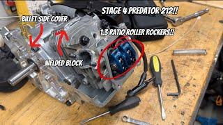 9000 rpm stage 4 predator 212 non hemi racing motor build tutorial