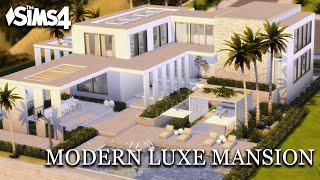 Modern Luxe Mansion  Del Sol Valley  No CC  Bailey Moon Manor  The Sims 4 Stop Motion Build