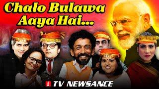 Modi Ne Bulaya Hai News anchors play interview-interview with ‘Messenger of God’  TV Newsance 254