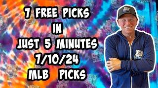 MLB Best Bets for Today Picks & Predictions Wednesday 71024  7 Picks in 5 Minutes